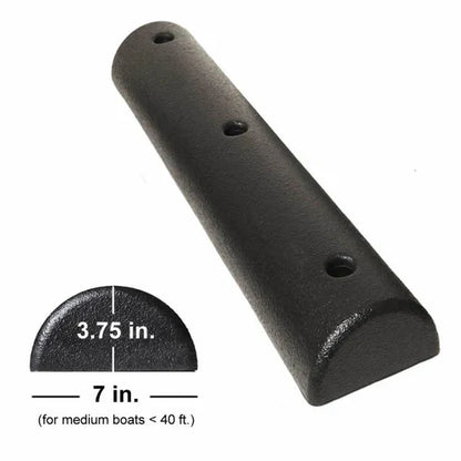 Black Urethane 3ft Boat  Dock Face Board Bumper