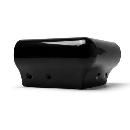 Black Marine Vinyl Boat Dock Edge Corner Bumper: P-Style Overlap Style