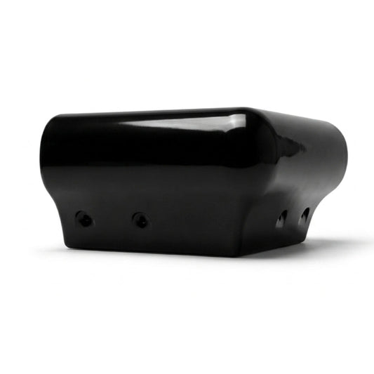 Black Marine Vinyl Boat Dock Edge Corner Bumper: P-Style Overlap Style