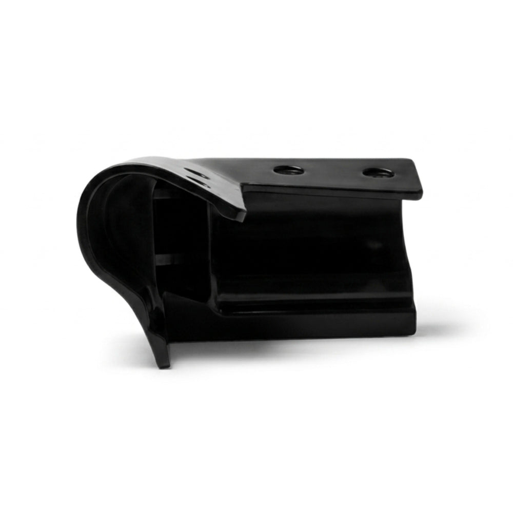 Black Marine Vinyl Boat Dock Edge Corner Bumper: P-Style Overlap Style