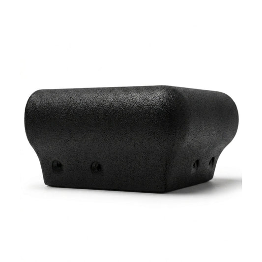 Black Urethane Foam Boat Dock Edge Corner Bumper: P-Style Overlap Style