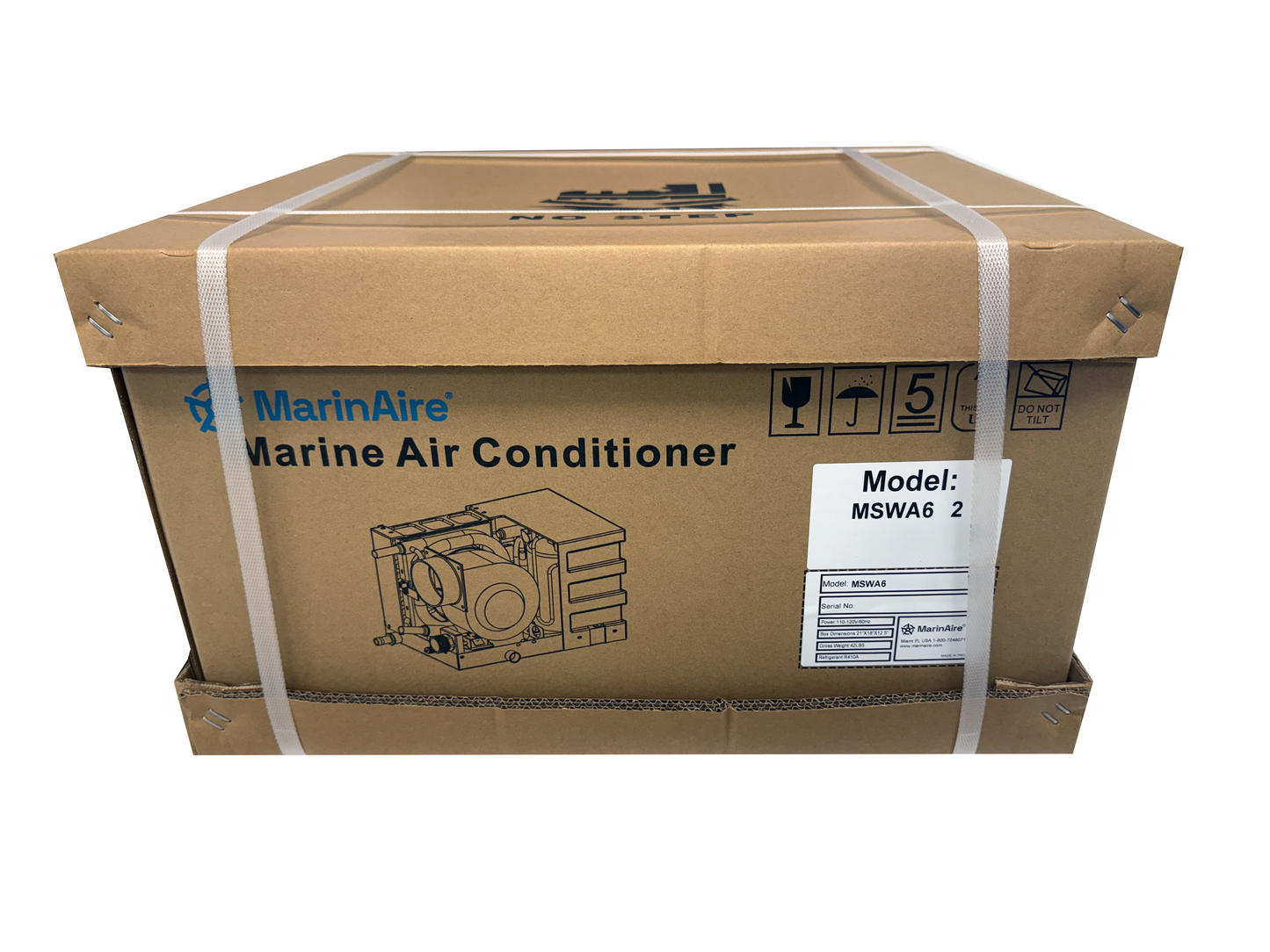 6,000 BTU Self-Contained Marine Air Conditioner & Heat Pump (208-230V)