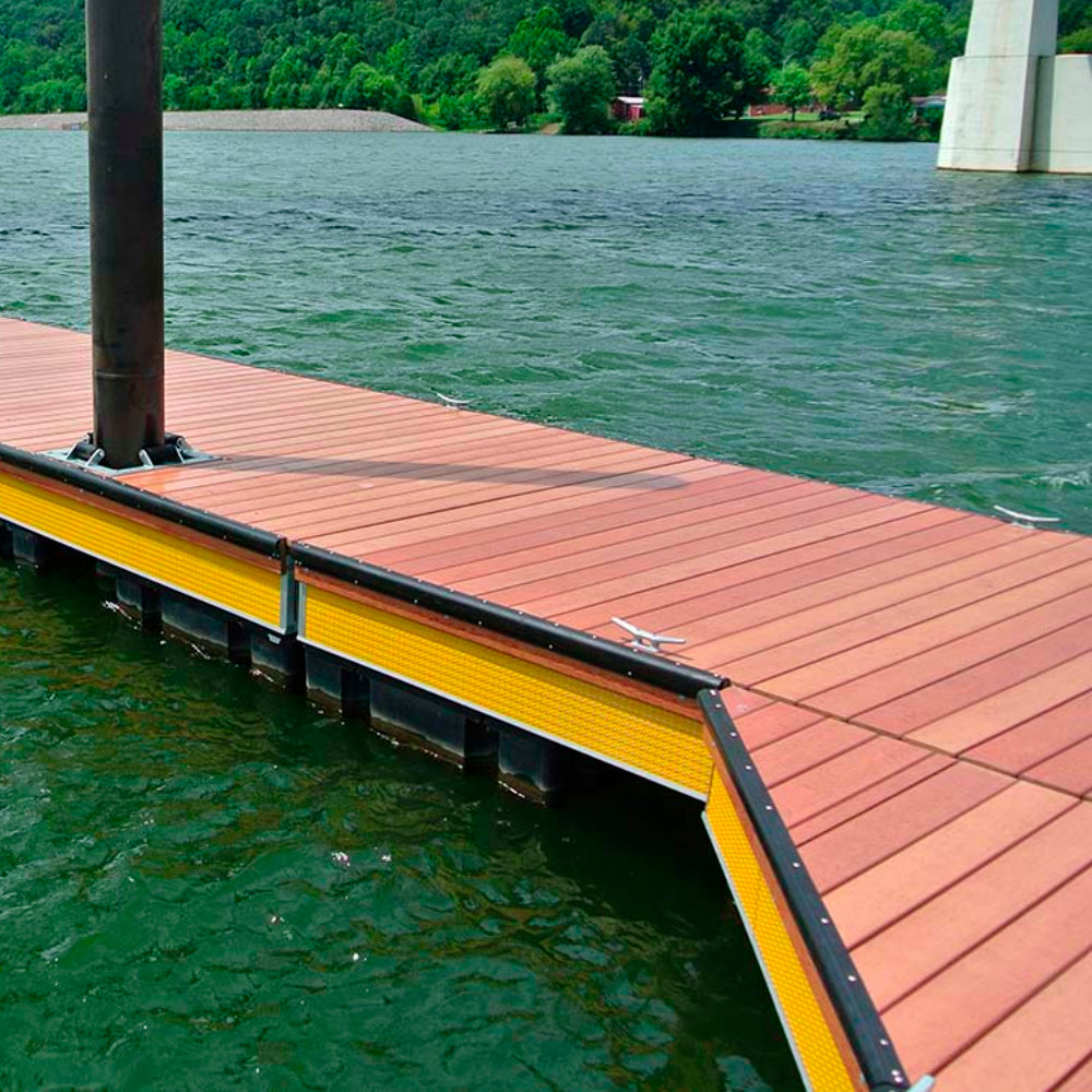 Black Marine Vinyl Dock Rubrail Trim Bumper: P-style