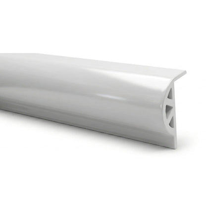 White Marine Vinyl Dock Rubrail Trim Bumper P-style