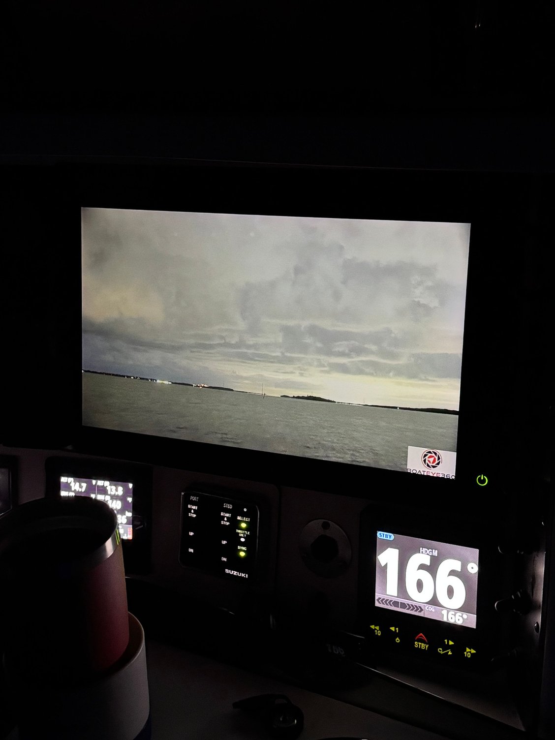 C-1080 Full Color Night Vision Boat Camera Digital HDMI 1080p + Analog - Stainless Steel 316L