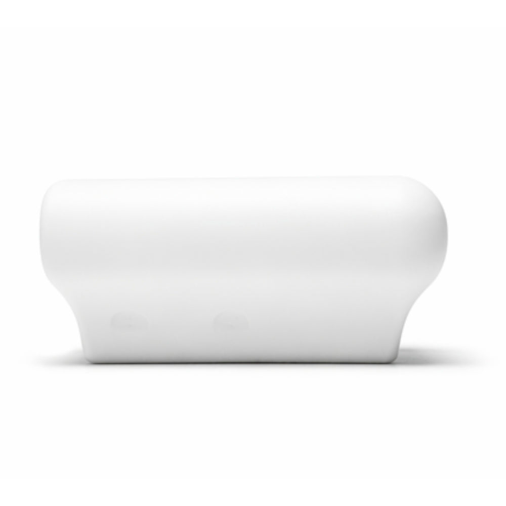 White Marine Vinyl Boat Dock Edge Corner Bumper: P-Style Overlap Style