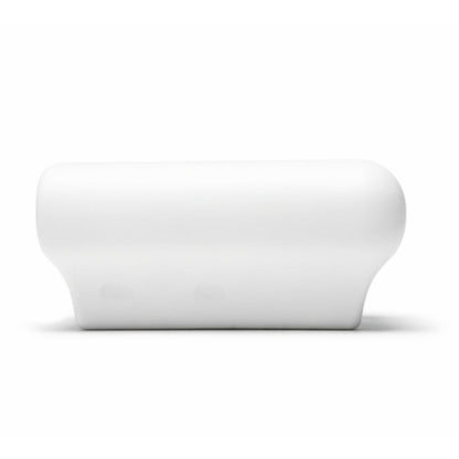 White Marine Vinyl Boat Dock Edge Corner Bumper: P-Style Overlap Style
